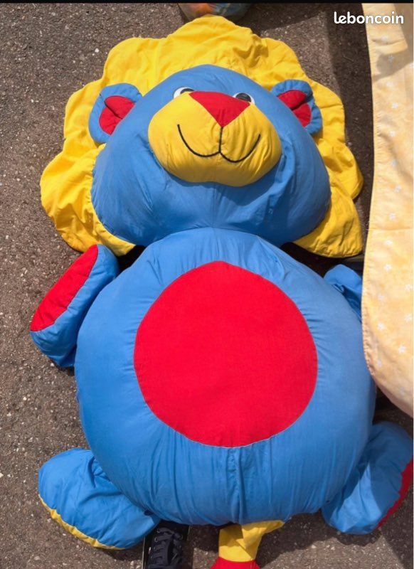 Grain d'éveil tapis/Pouf pour bébé qui peut faire guise de tapis dans son parc d'éveil (image 2)