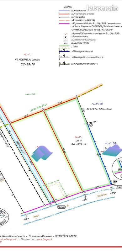 Vente terrain a batir à Issoudun · 39 000 €