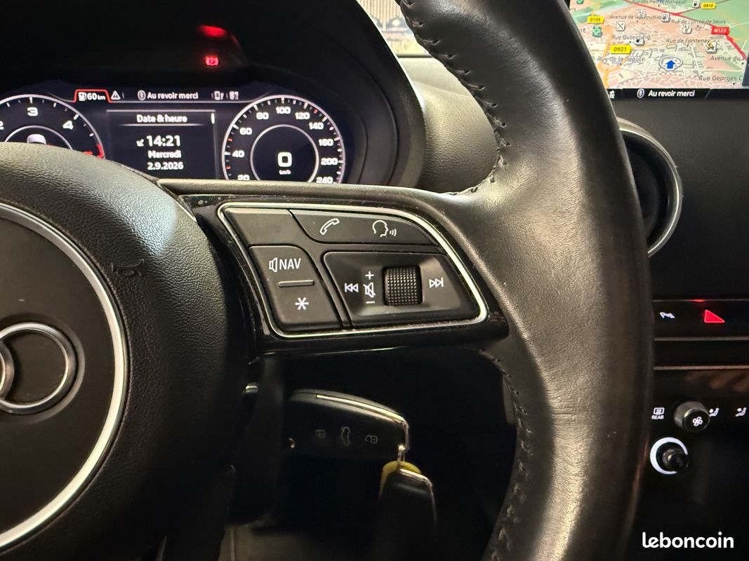 AUDI A3 SPORTBACK 2.0 TDI 150Ch S LINE EXT S-TRONIC BVA - APPLE CARPLAY - SIEGES CHAUFFANTS (image 21)