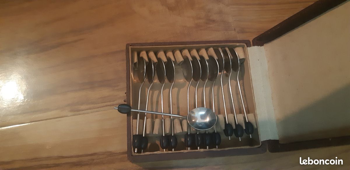 12 cuilleres a moka annee 50 (image 1)