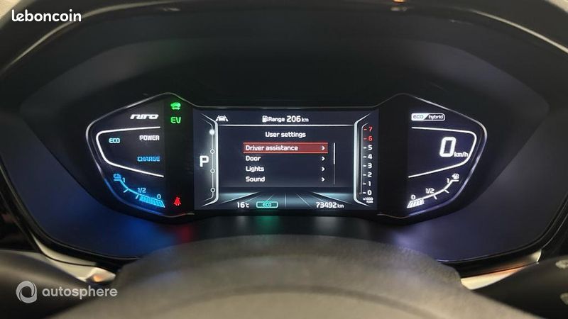 Kia Niro 1.6 GDi 105ch ISG + électrique 43.5ch Design DCT6 (image 10)