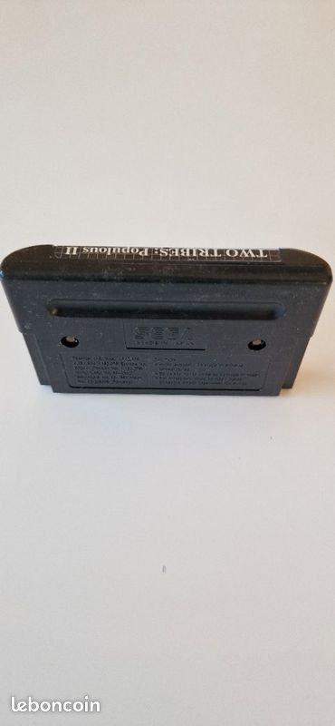 Jeu Sega Megadrive Two Tribes Populous 2 - Version Originale - État Correct Vintage