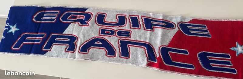 Echarpe equipe de France 2002 vintage football scarf soccer