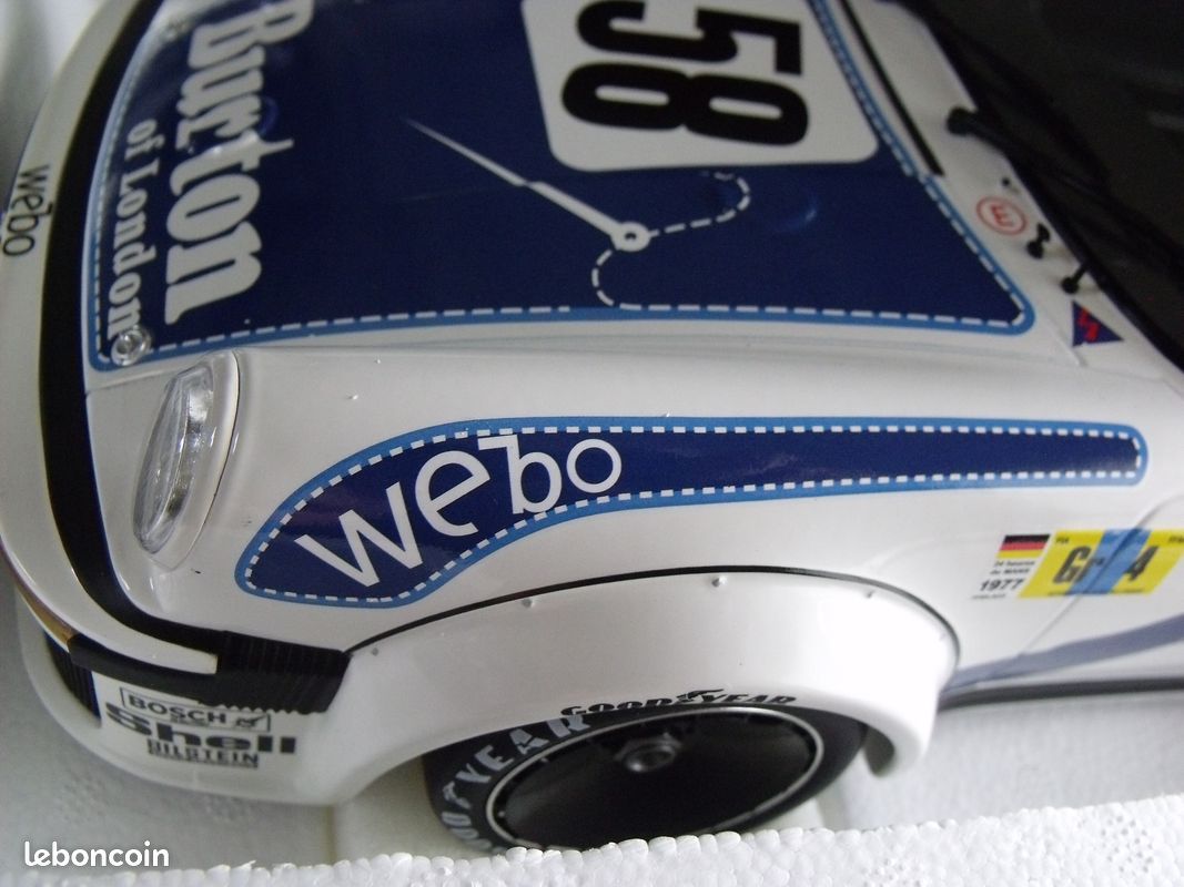 Porsche 934 ELF Kremer Racing - Minichamps 1/18 - 24H Du Mans 1976 - Occasion