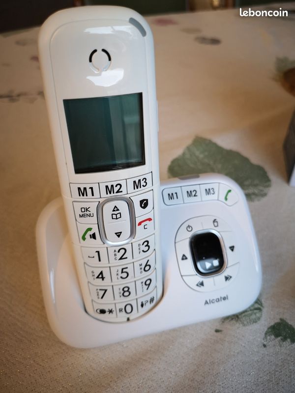 Téléphone sans fil Alcatel DECT XL785, Grand Ecran