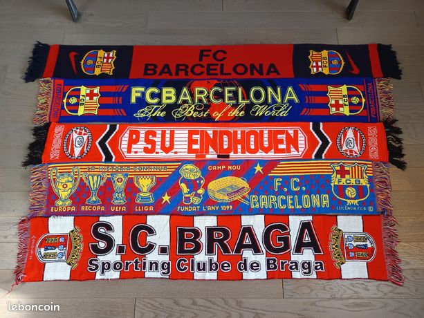 Écharpe Vintage FC Barcelone Années 70 – Excellent état, Collector