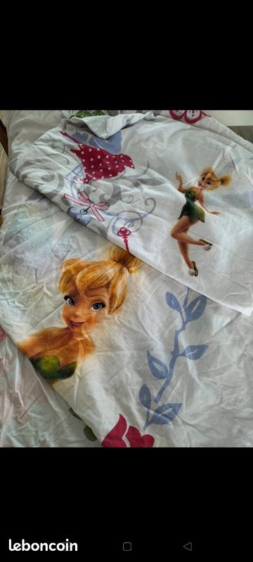 Parure de lit la fée clochette lit une personne (image 1)
