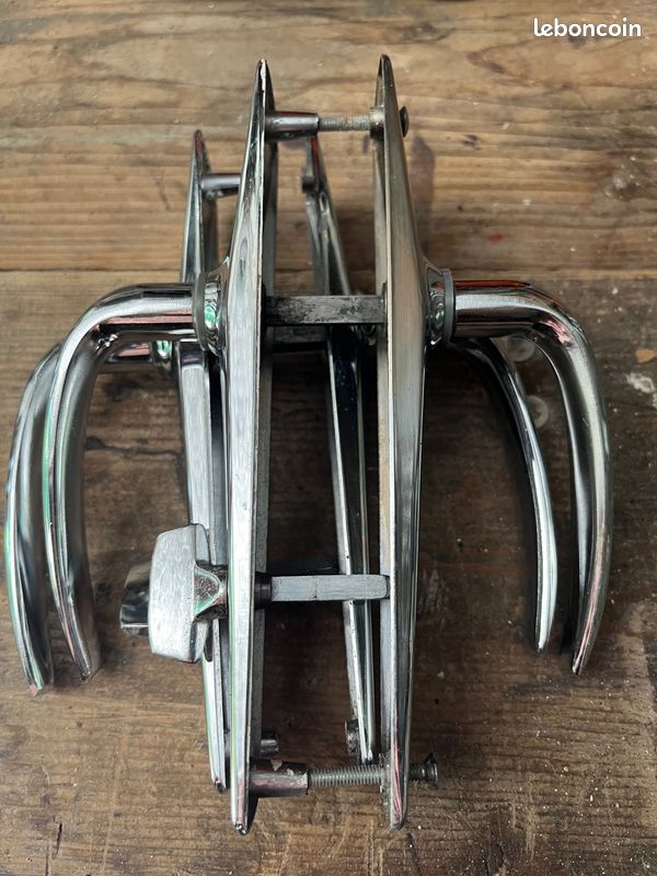 Poignées de porte métal chromé vintage (image 5)