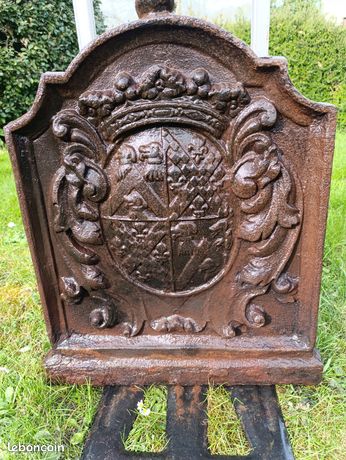 Plaque de cheminée en fonte de fer59 x 59 cm - Carvajal