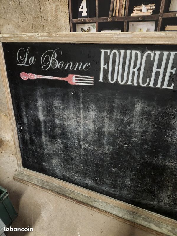 Tableau noir d ecole en bois (image 4)