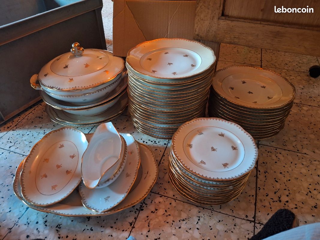 prix service de table en porcelaine de limoges occasion - Vaisselle Maison