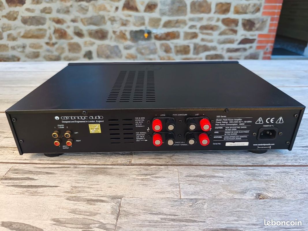 Cambridge Audio P500 Ampli Puissance (image 3)