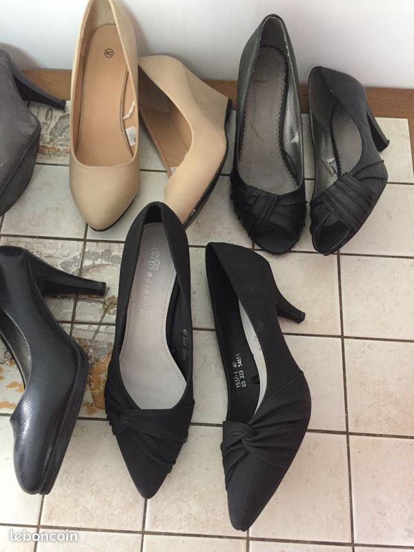 Lot de 7 paires de chaussures à talons (image 2)