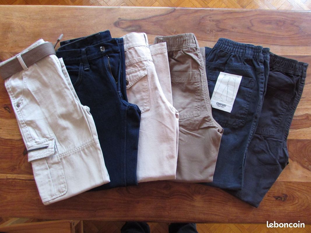 Pantlalons divers 8 ans NEUFS (image 1)