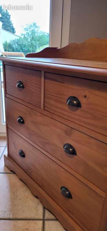 Commode pin massif (image 4)