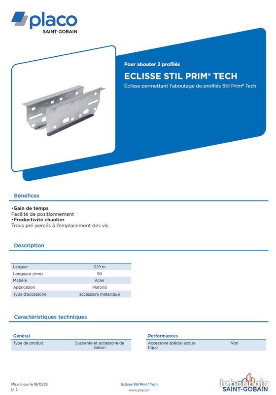 Eclisses Still Prim Tech 90 neuves (image 9)