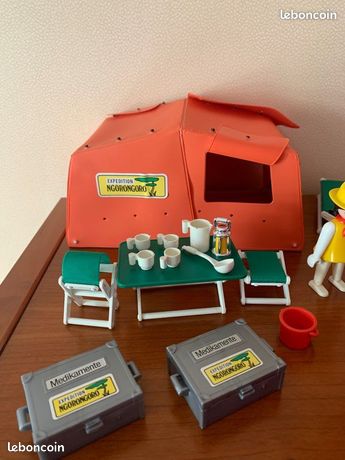 Playmobil Moteur Lot Playmobil Vintage - Hôpital, Safari, Tente - Occasion, Bon état - Voir Photos Gare Playmobil
