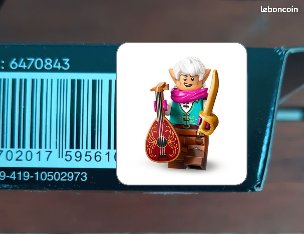 Neuf - LEGO Minifig 71047 Elf Bard (image 1)
