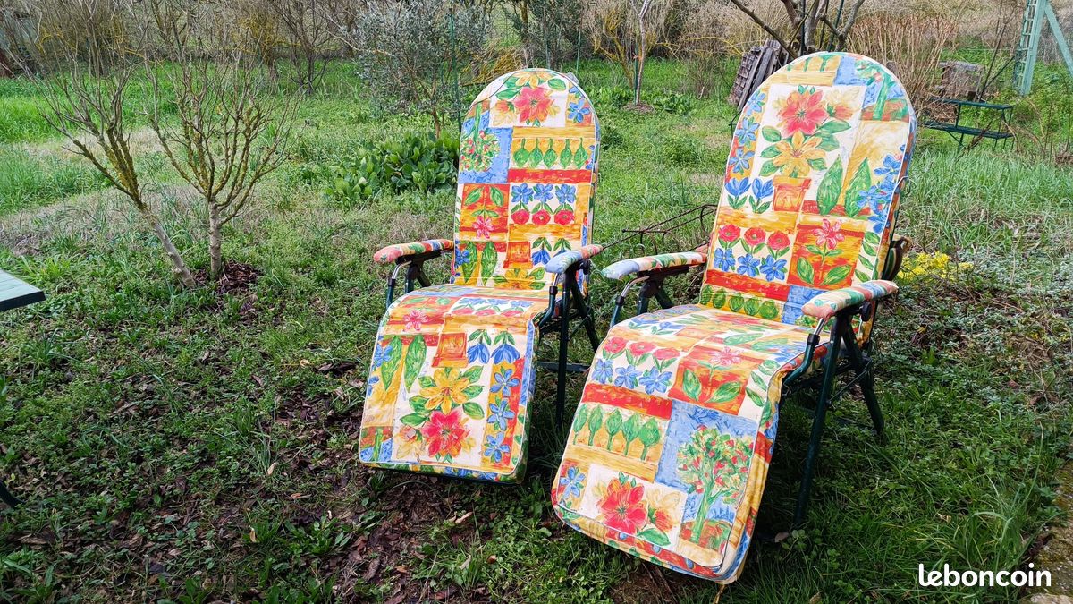 Fauteuil relax extérieur – mécanisme OK (image 1)