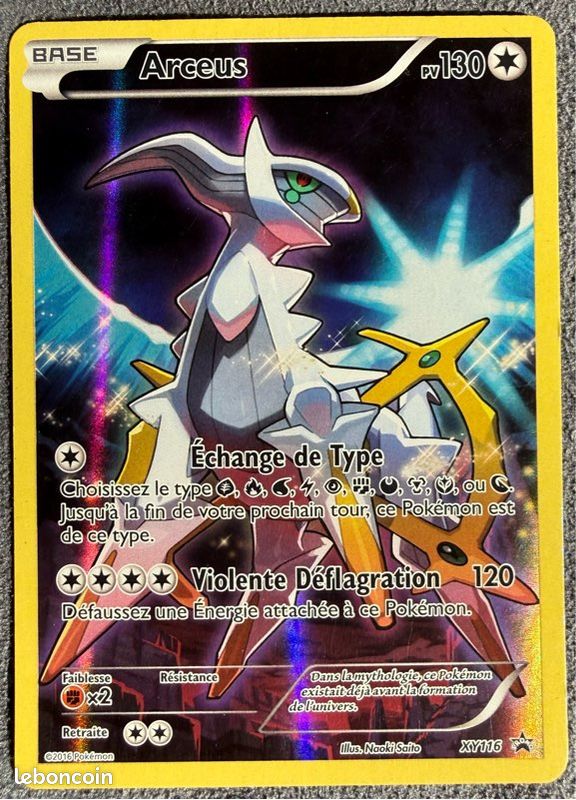 Carte Pokémon Arceus (XY116) (image 1)