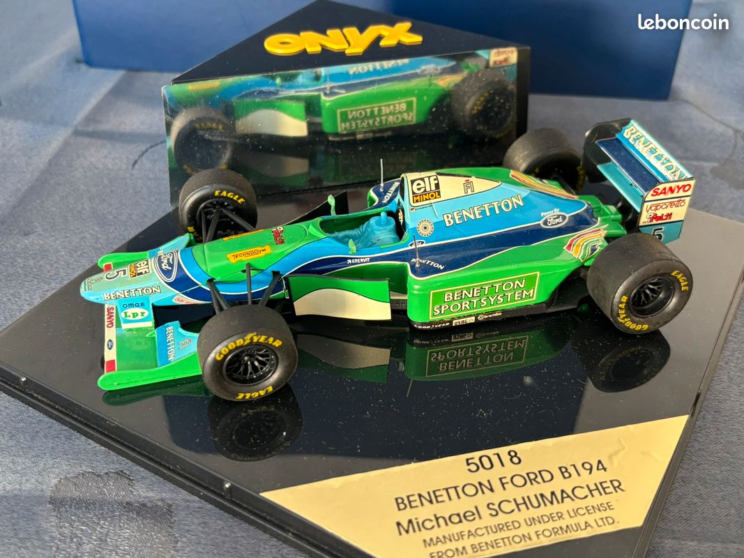 Minichamps 1/43 Benetton Ford B194 – Schumacher 1994, F1 Diecast