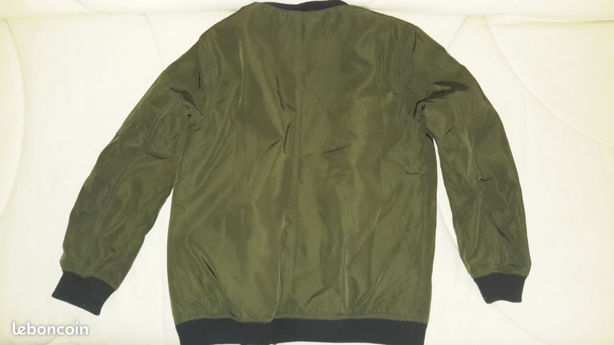 Blouson Mango vert kaki (image 3)