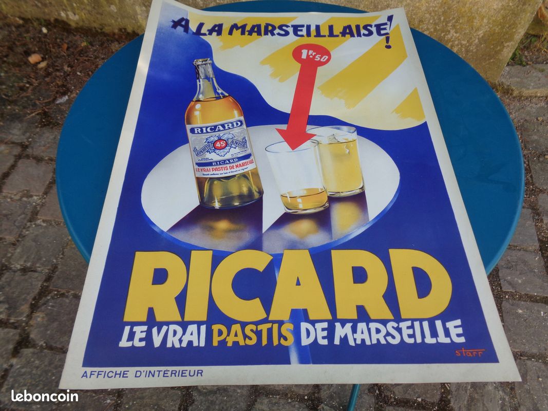 PASTIS RICARD - O derradeiro Pastis de Marseille