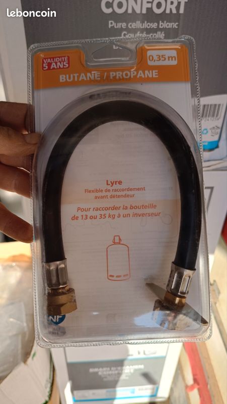 Raccords, coudes, détendeurs, lyre, flexibles gaz butane propane groupe sécurité chauffe eau (image 3)
