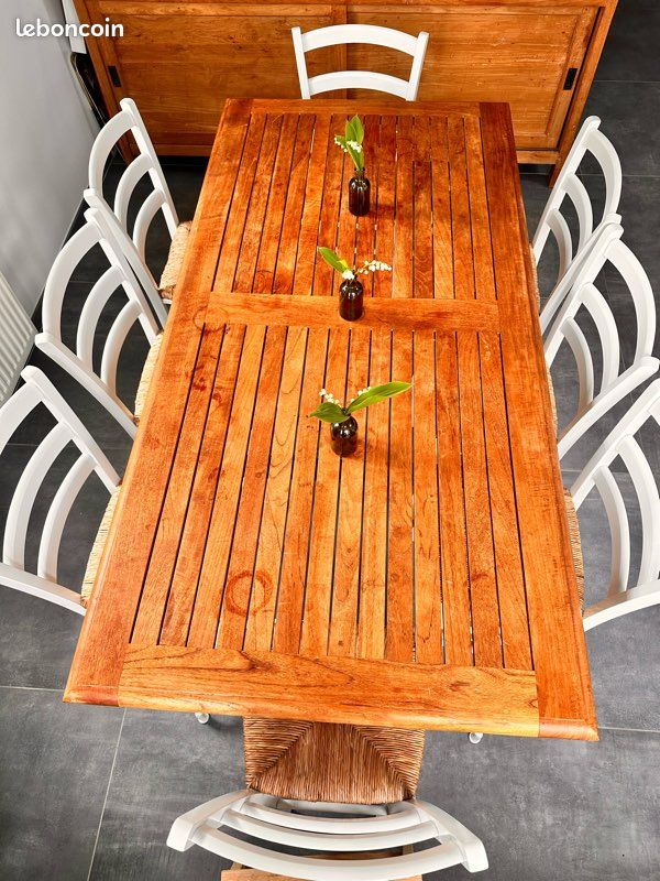 Vends table en teck Unopiu (image 3)
