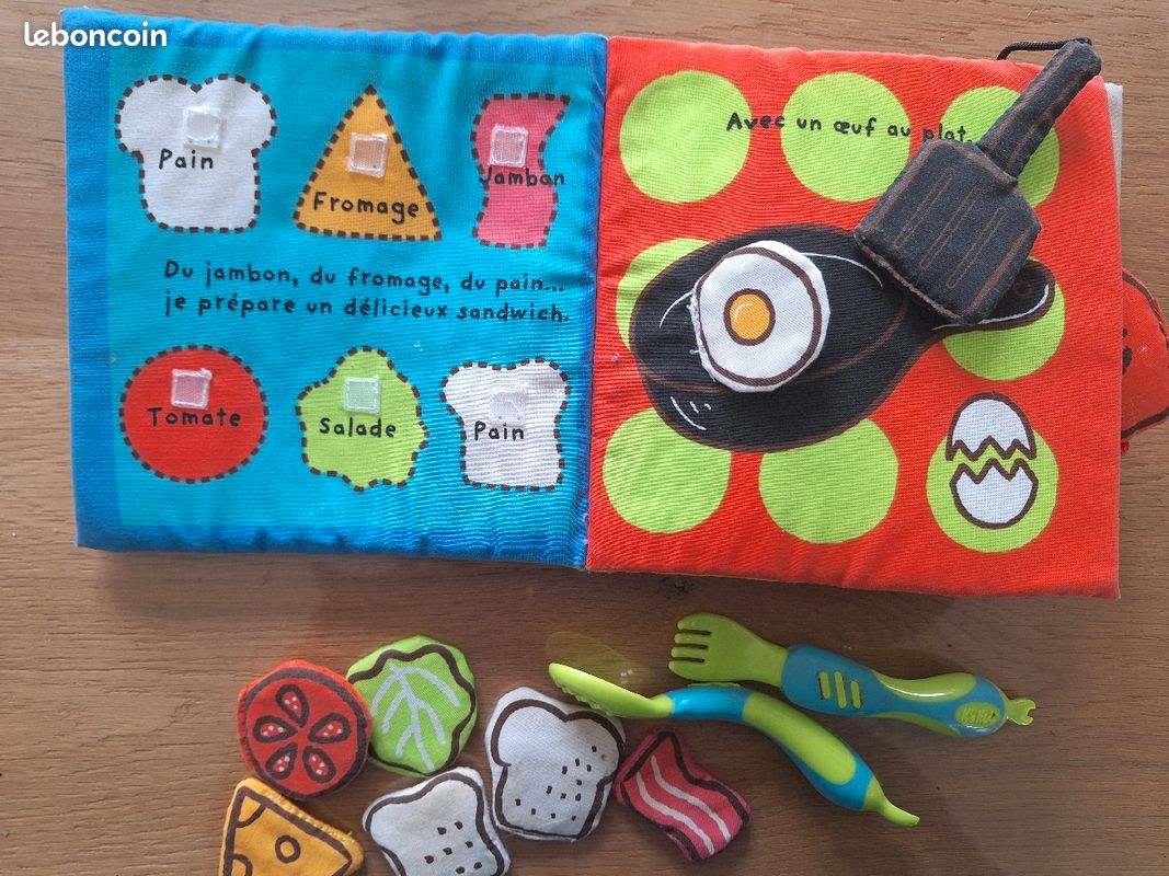Livre en tissu A table - Tourbillon (image 7)