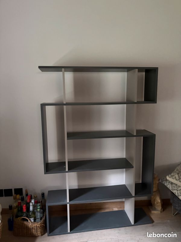 Étagère chambre ou salon bon état grise (image 1)