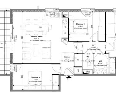 Appartement 570 000 € - 82 m²