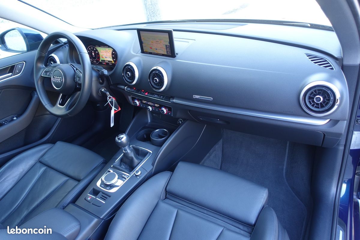 A3 Sportback 35 Tfsi 150ch Virtual cockpit/Cuir sport chauffant/Gps Europe/Carplay/Régulateur/Attelage/1*Main/Garantie 12 mois (image 6)