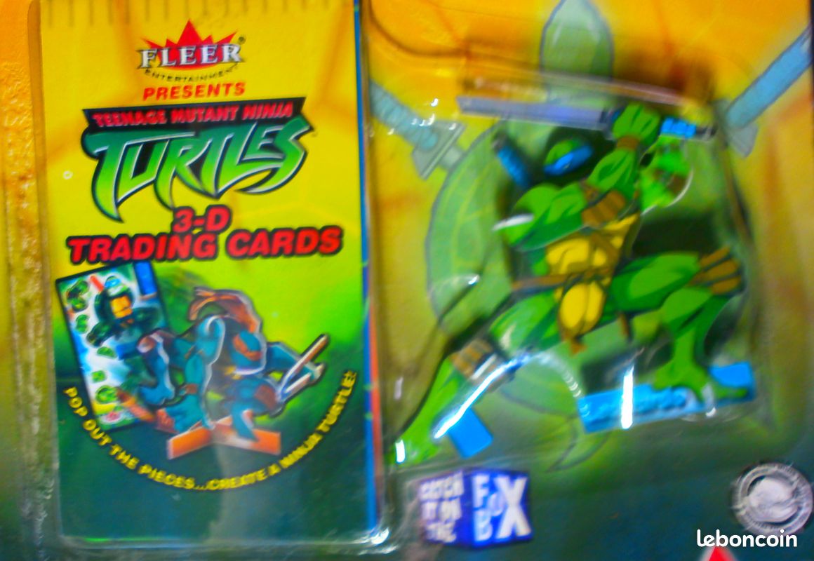 Trousse 3D Double Tortues Ninja Mates - Vert, Grande Capacité Pour L'École