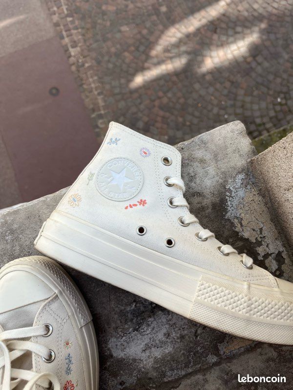 Chaussure Broderie Converse Buy Converse Blanche Broderie Top Sale