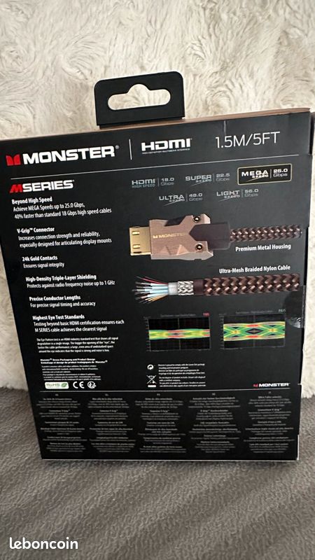 Hdmi monster sous blister (image 2)