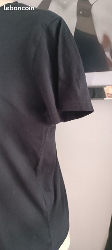 Tee shirt Stradivarius noir taille L ( 1000) (image 3)