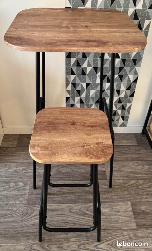 Table haute + 1 tabouret (image 1)