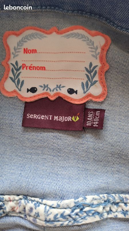Veste en jean fille 10 ans (image 6)