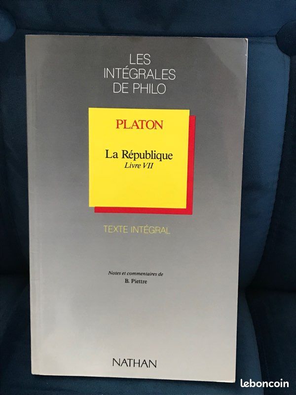 Platon La République Livre VII Nathan (image 1)