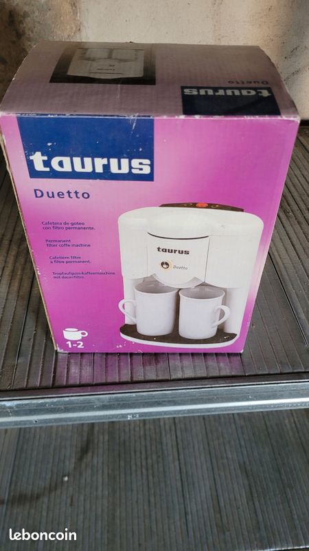 Mini cafetier 2 tasses neuve (image 1)