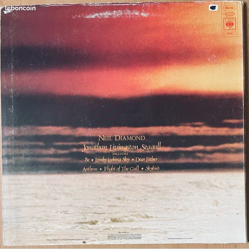 Vinyle Neil Diamond ‎ « Jonathan Livingston Seagull » [1973] (Original) (image 4)