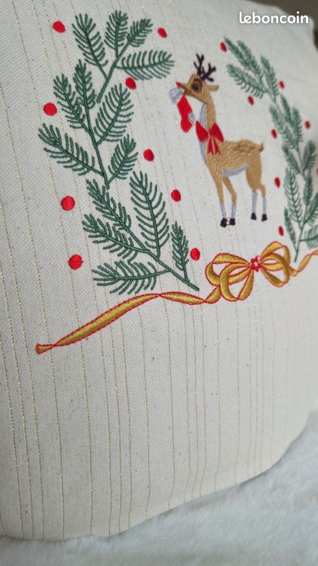 Noeud joyeux et lumineux à broder pour Noël 2025, Noeud