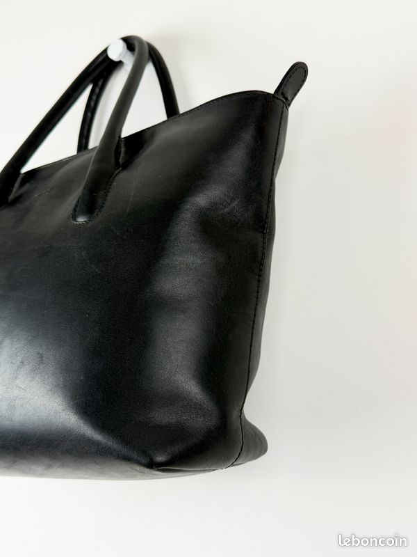 401 - Sac à main – Furla Vintage Cabas - cuir noir (image 2)