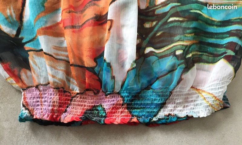 Chemise unie à textures noir Desigual | La Redoute