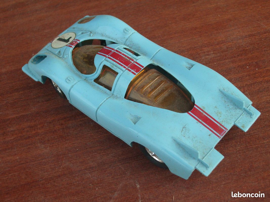 Voiture De Circuit Jouef Slot Alpine 3000 N°3 Bleue – Échelle 1/43, 12V