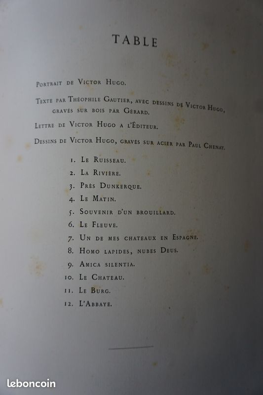 Dessins de Victor Hugo - Théophile Gautier, Paul Chenay, Victor Hugo