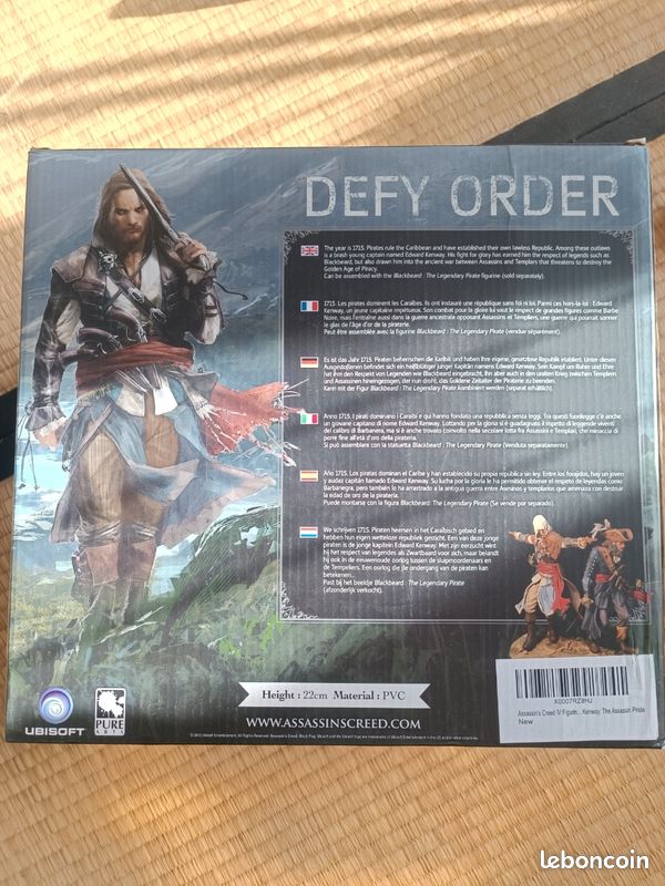 Figurine Edward Assassin's Creed Black flag - Collection
