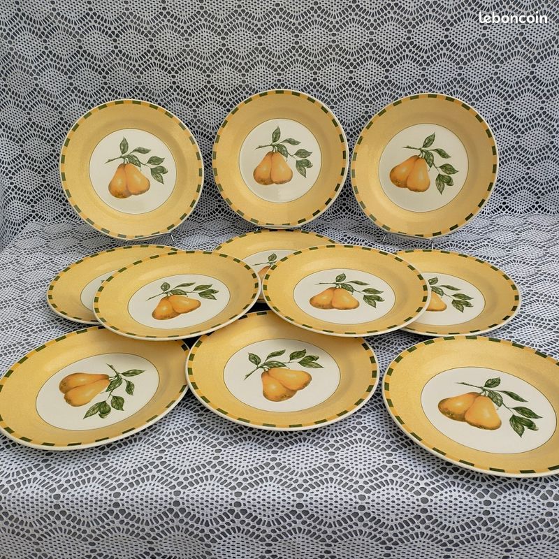 Assiettes plates anglaises Churchill (image 3)