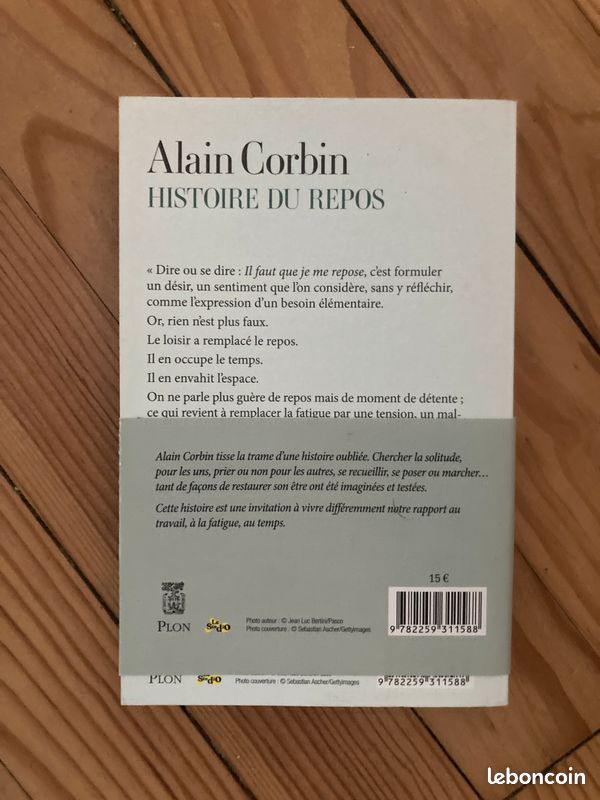 Livre Histoire du repos (image 2)